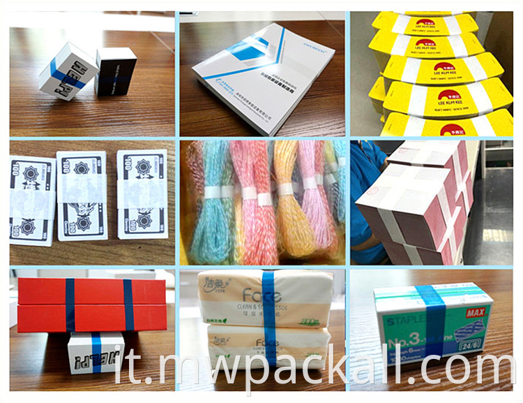 Fascettatrice per prodotti industriali per fasciatrice per posta/fasciatrice automatica per carta